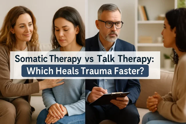 Somatic Therapy vs Talk Therapy Somatic Therapy vs Talk Therapy