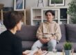 attachment issues online therapy session adult on video call with therapist