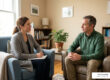 A calm therapy session representing support for healing from trauma bonding and building healthy attachment
